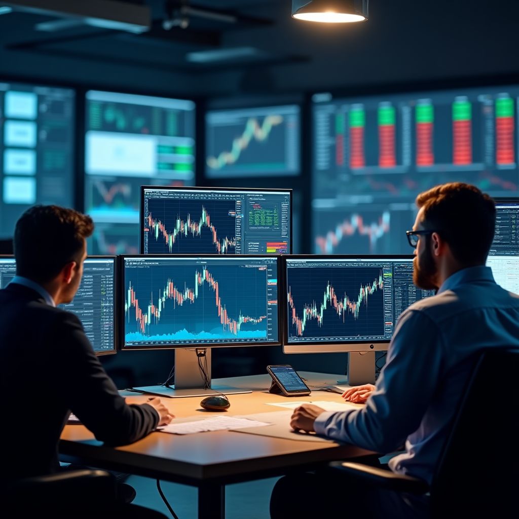 Nuestro equipo analizando mercados