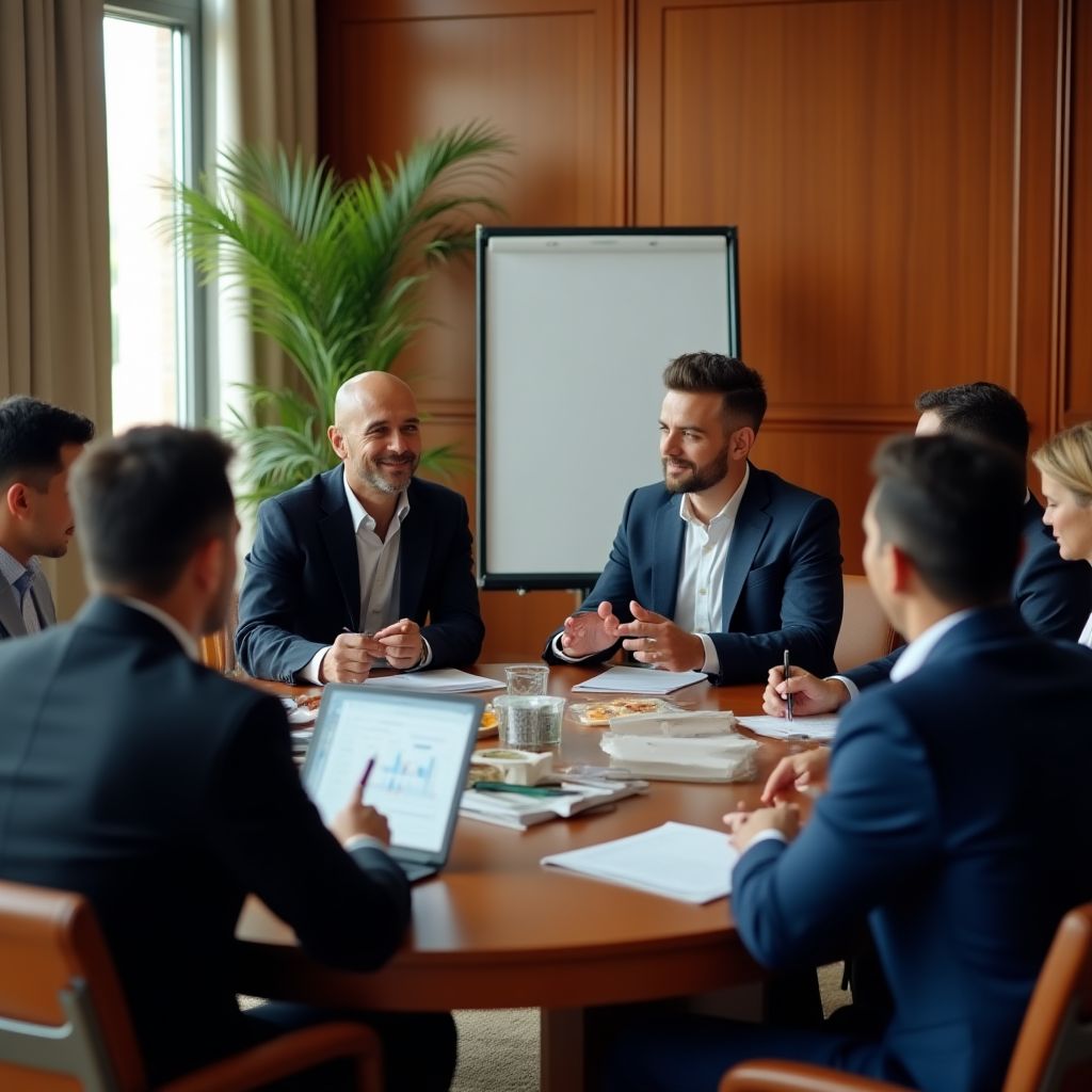 Reunión estratégica con clientes